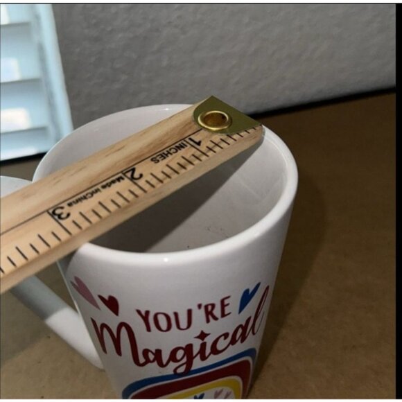 Valentines Day Ceramic Mug Set Of 3 Youre Magical & Be Mine Heart Pattern 12 - Picture 11 of 11